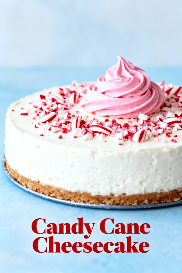 Candy Cane Cheesecake