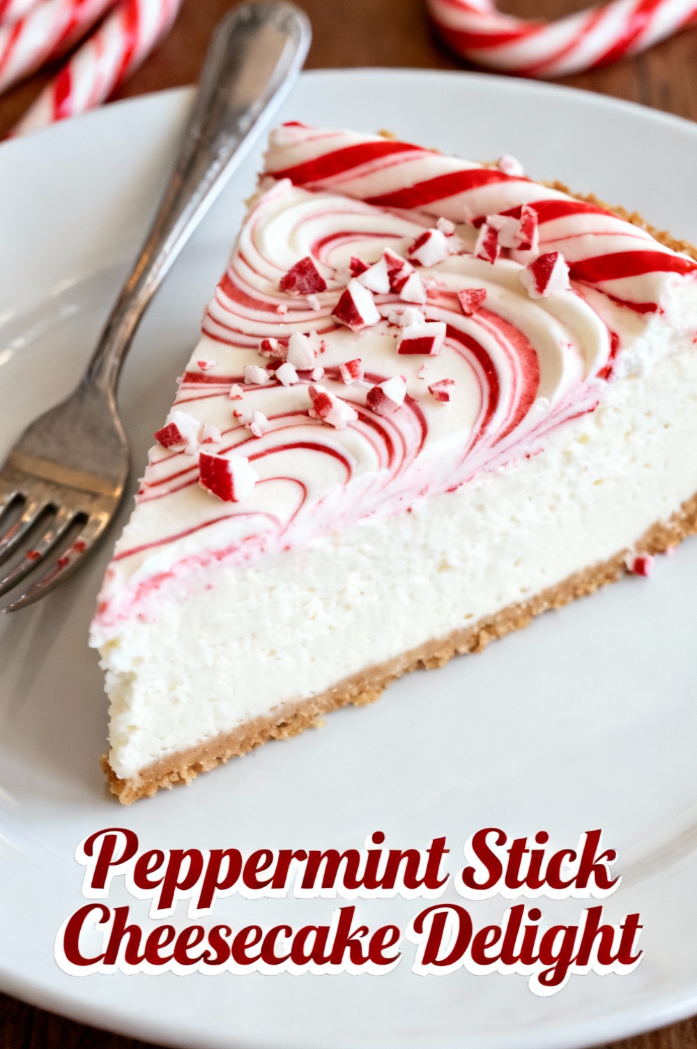 Peppermint Stick Cheesecake Delight