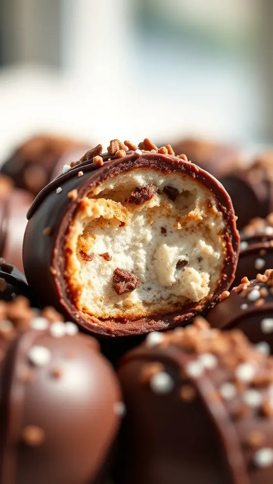 Chocolate-Dipped Samoa Bites