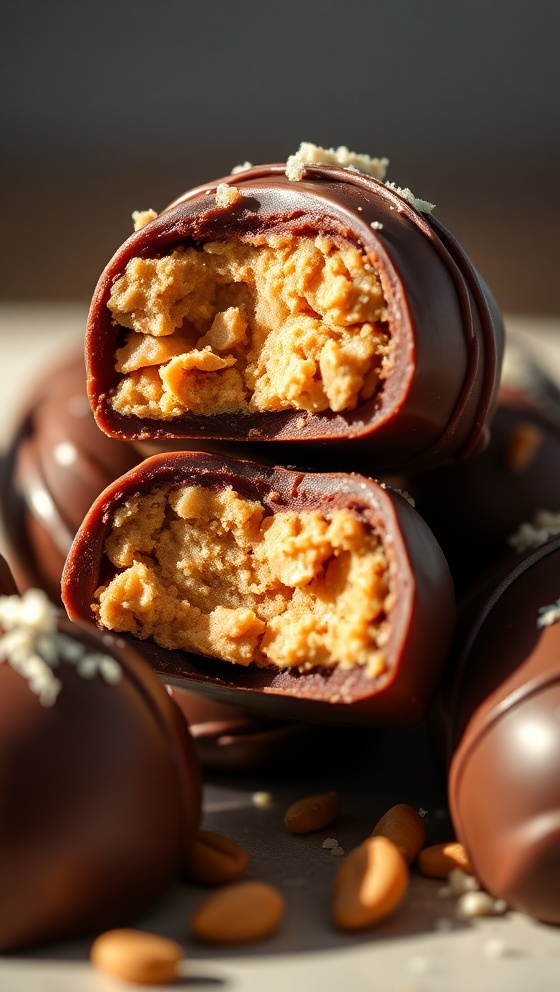 Peanut Butter Chocolate Drops