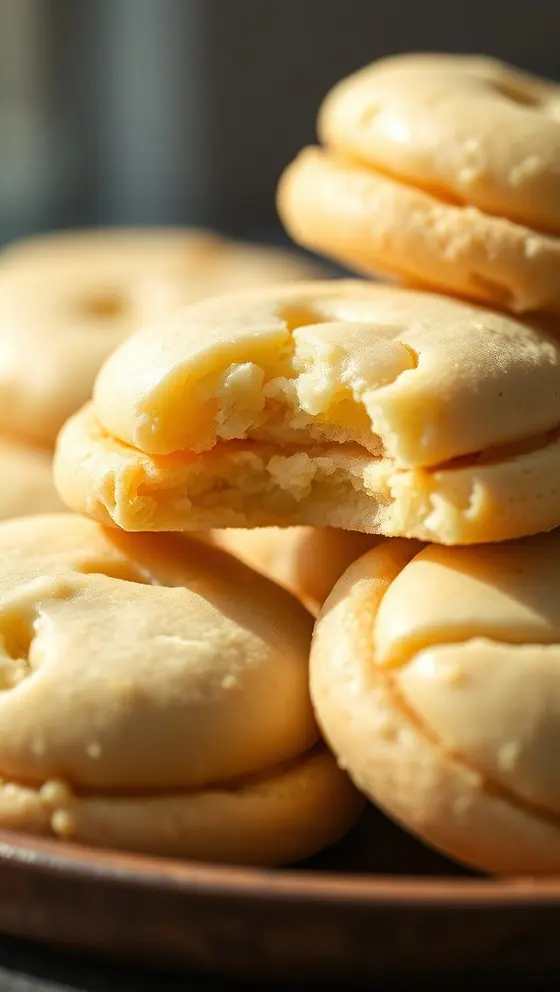 Soft Gooey Vanilla Cookies