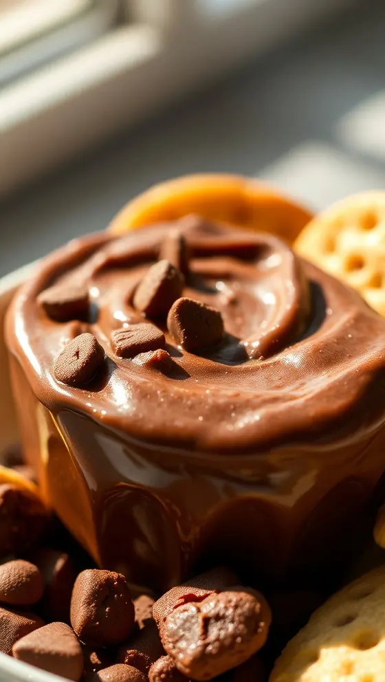 Fudgy Hot Chocolate Dip