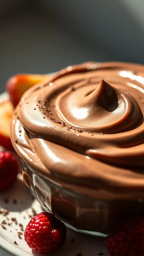 Silky Cocoa Cream Dip
