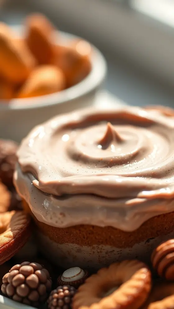 Velvety Hot Cocoa Cream Dip