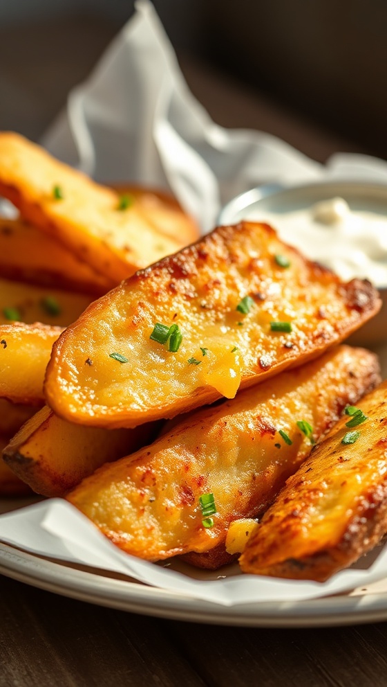 Air Fried Potato Wedges Recipe Crispy Flavorful Easy