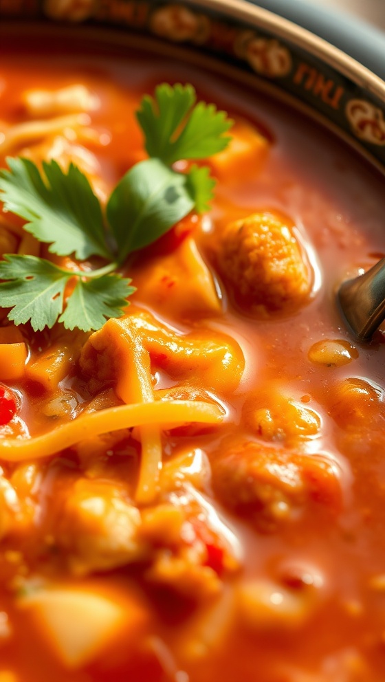 Chicken Enchilada Soup Recipe Flavorful Easy Slow Cooker Meal