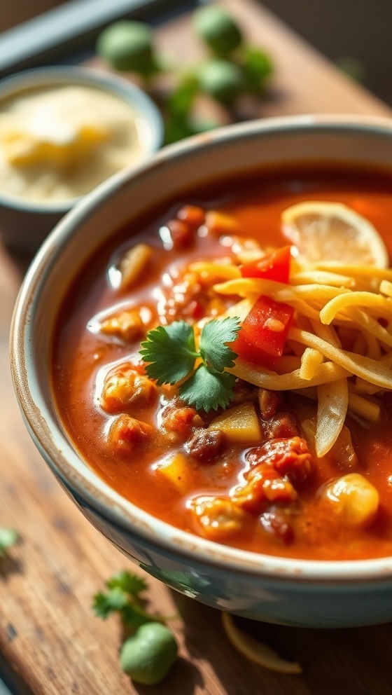 Chili Chicken Tortilla Soup Recipe Easy Flavorful Meal