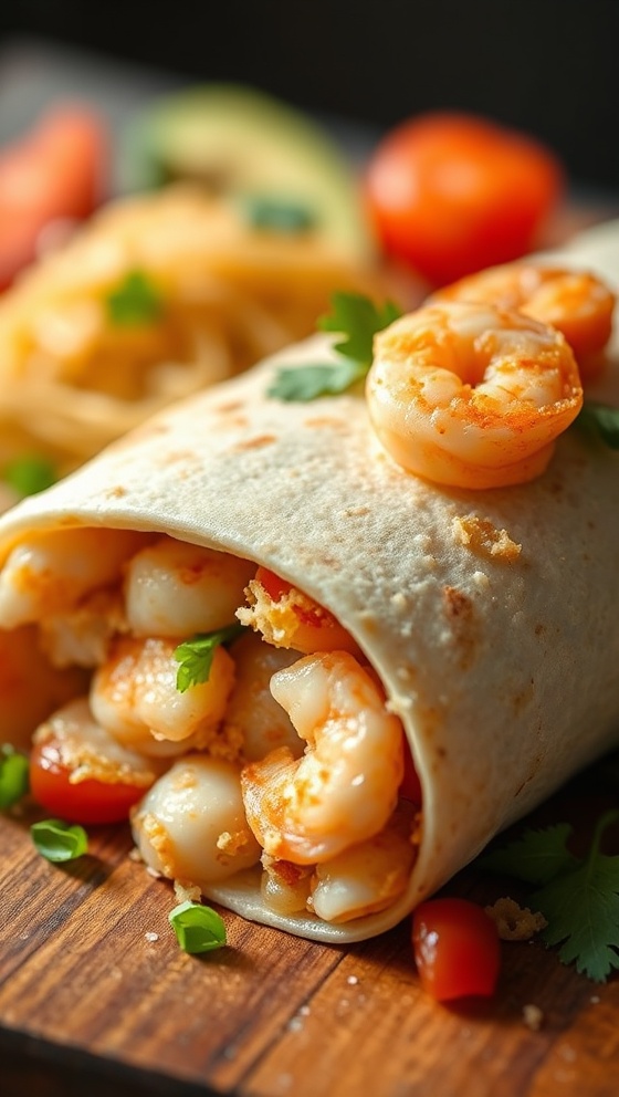 Easy Shrimp Burrito Recipe Quick And Delicious Homemade Meal