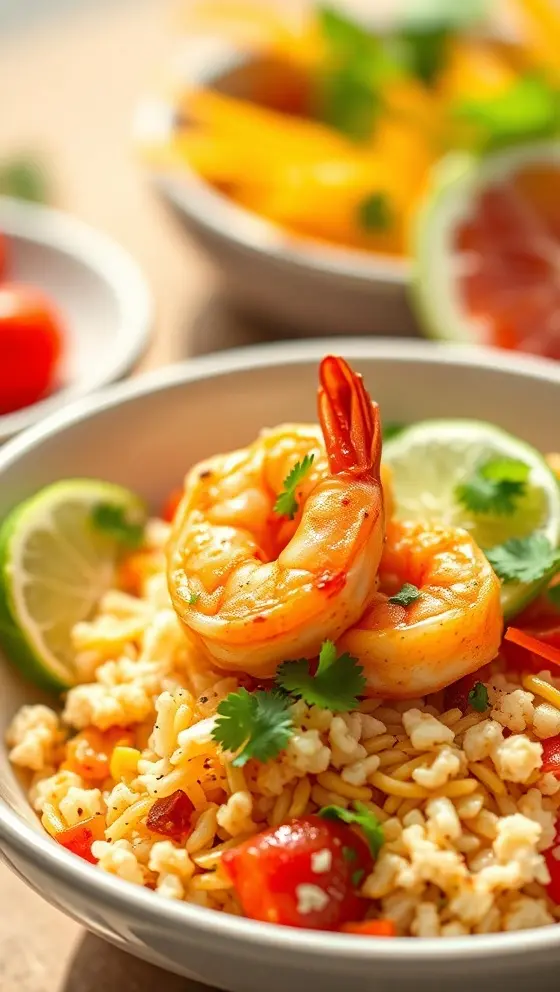 Fiesta Shrimp Rice Bowl Recipe Quick Easy And Delicious