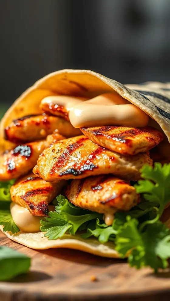 Grilled Chicken Wrap With Chipotle Mayo Easy Recipe