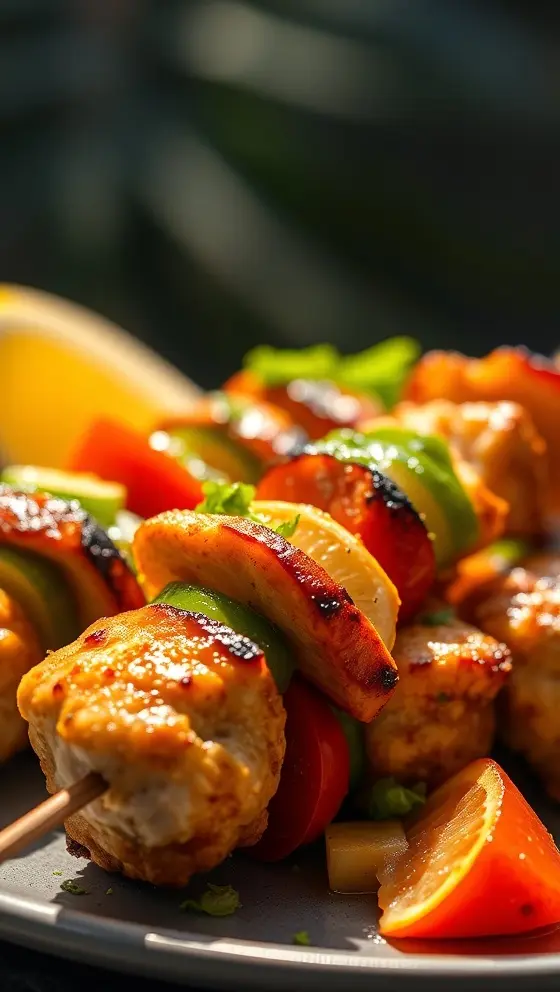 Hawaiian Inspired Chicken Kabobs Flavorful Grill Recipe