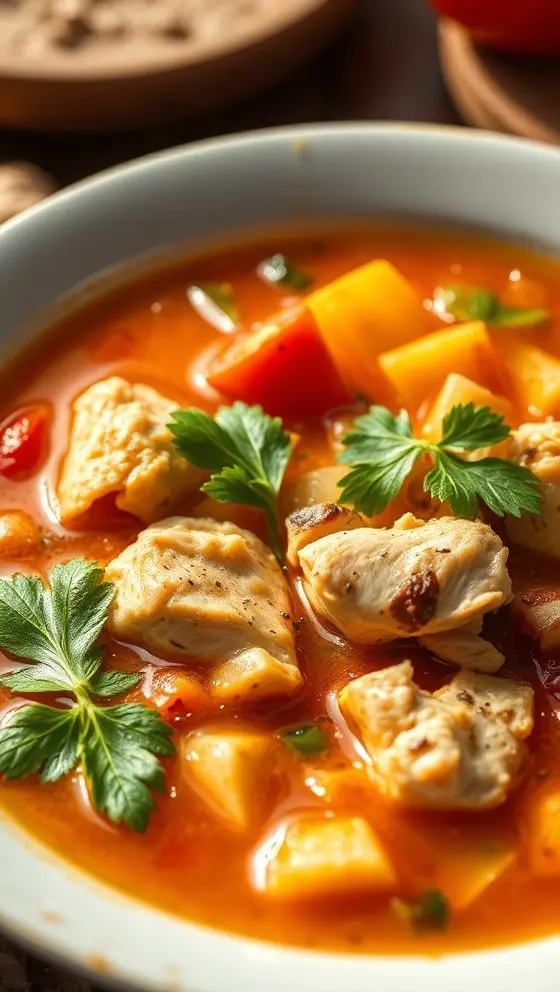 Italian Chicken Veggie Soup Recipe Hearty Easy To Make