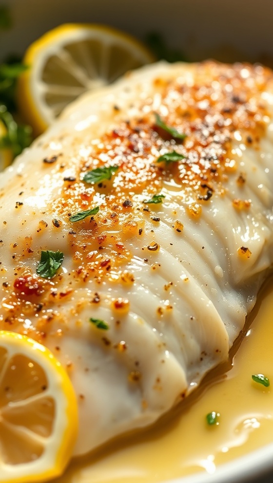 Lemon Garlic Butter Baked Tilapia Easy And Delicious Recipe