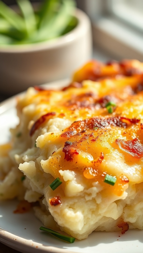 Sour Cream And Onion Smashed Potato Casserole Recipe