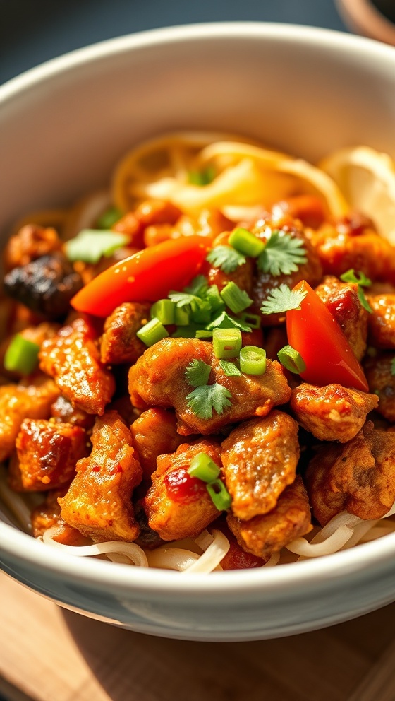 Sweet And Spicy Chicken Bowl Recipe Flavorful Easy Meal