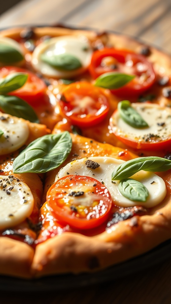 Caprese Pizza Recipe Easy Homemade Pizza With Fresh Ingredients
