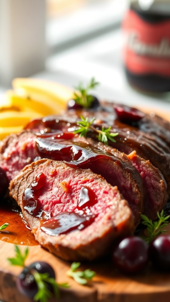 Cranberry Balsamic Roast Beef Recipe Easy And Flavorful