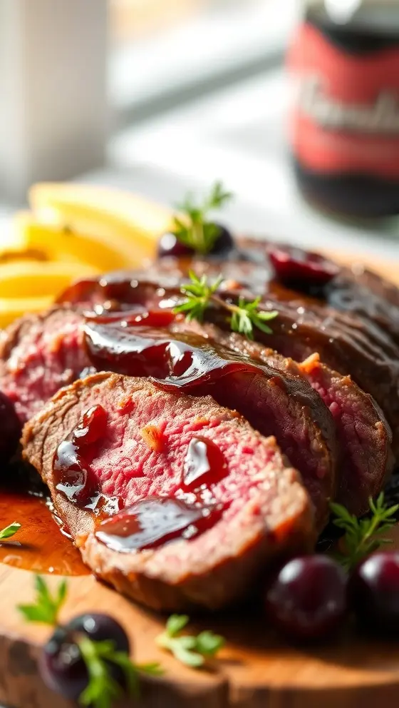 Cranberry Balsamic Roast Beef Recipe Easy And Flavorful
