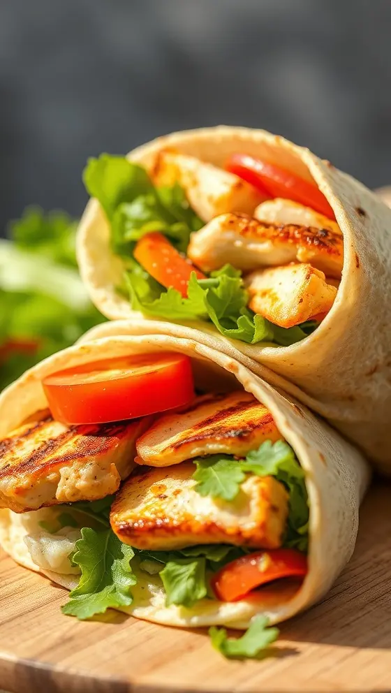 Grilled Chicken Wraps Recipe Quick And Easy Meal Idea