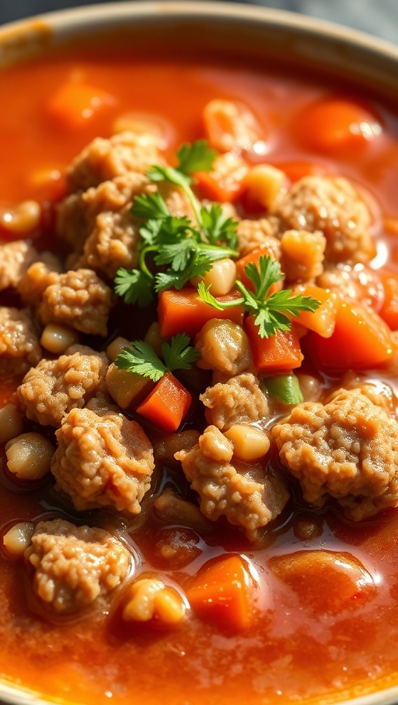 Ground Turkey Soup Recipe Hearty Healthy And Delicious
