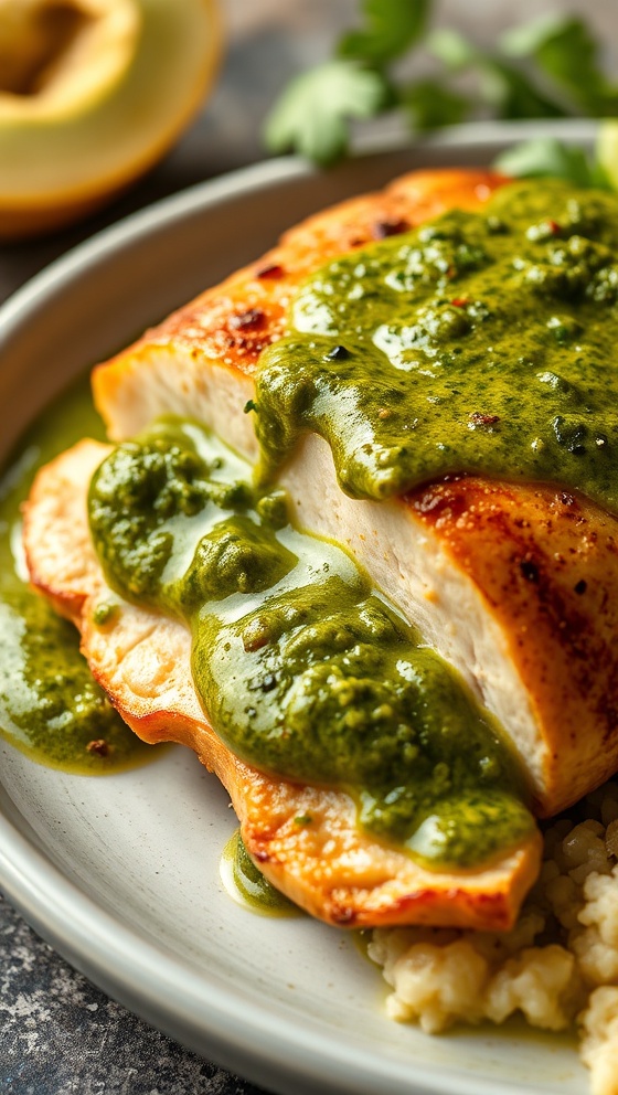 Peruvian Chicken With Green Sauce Recipe Juicy Flavorful